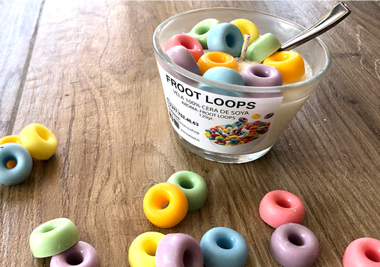 Vela froot-loops de 120ml.